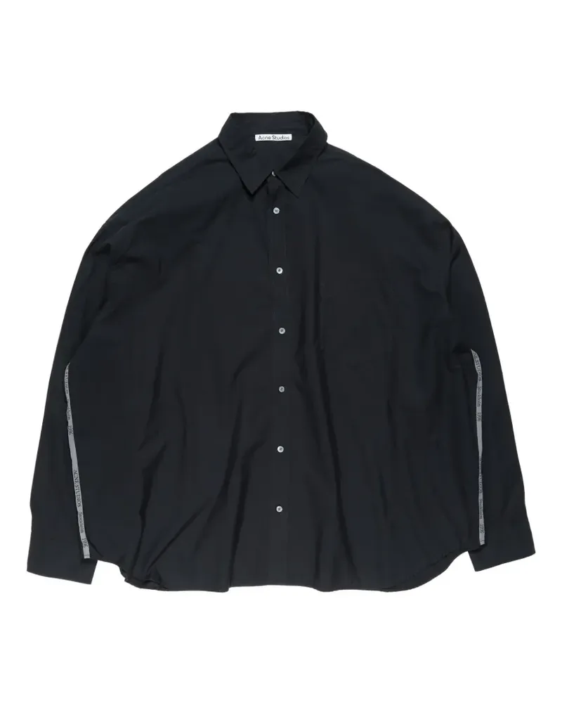 Acne Studios chest-pocket long-sleeve shirt - Schwarz Schwarz