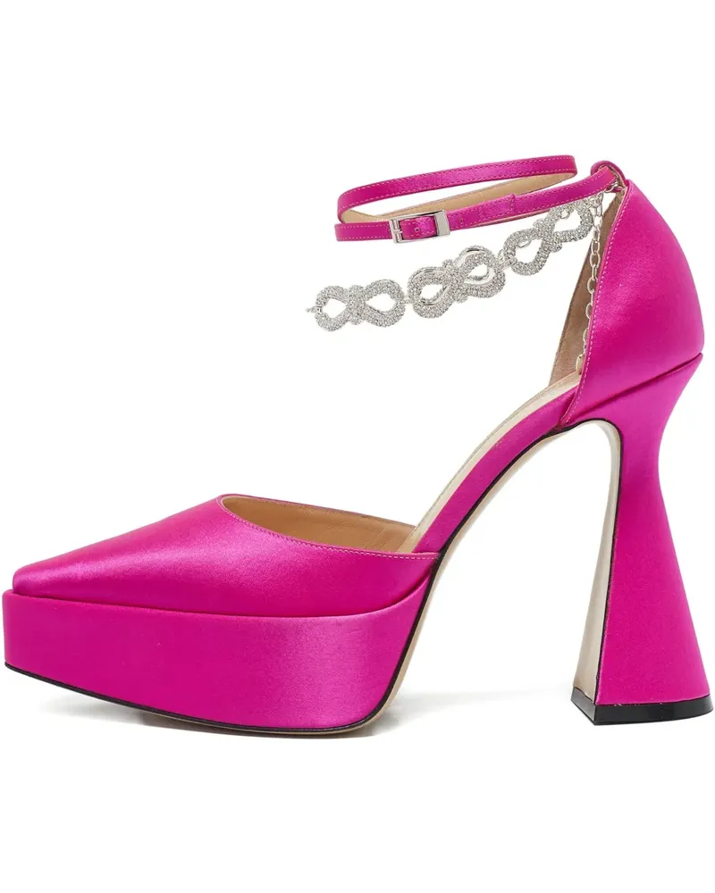 Mach & Mach 2024 Plateau-Pumps 130mm - Rosa Rosa