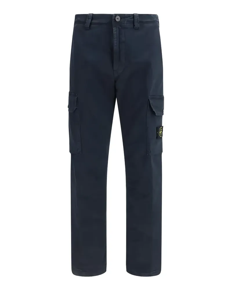 Stone Island Compass-badge cargo trousers - Blau Blau
