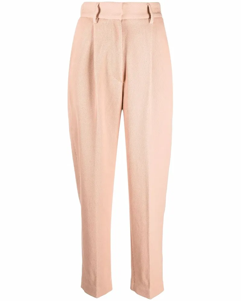 forte_forte Hose mit Stretchbund - Nude Nude
