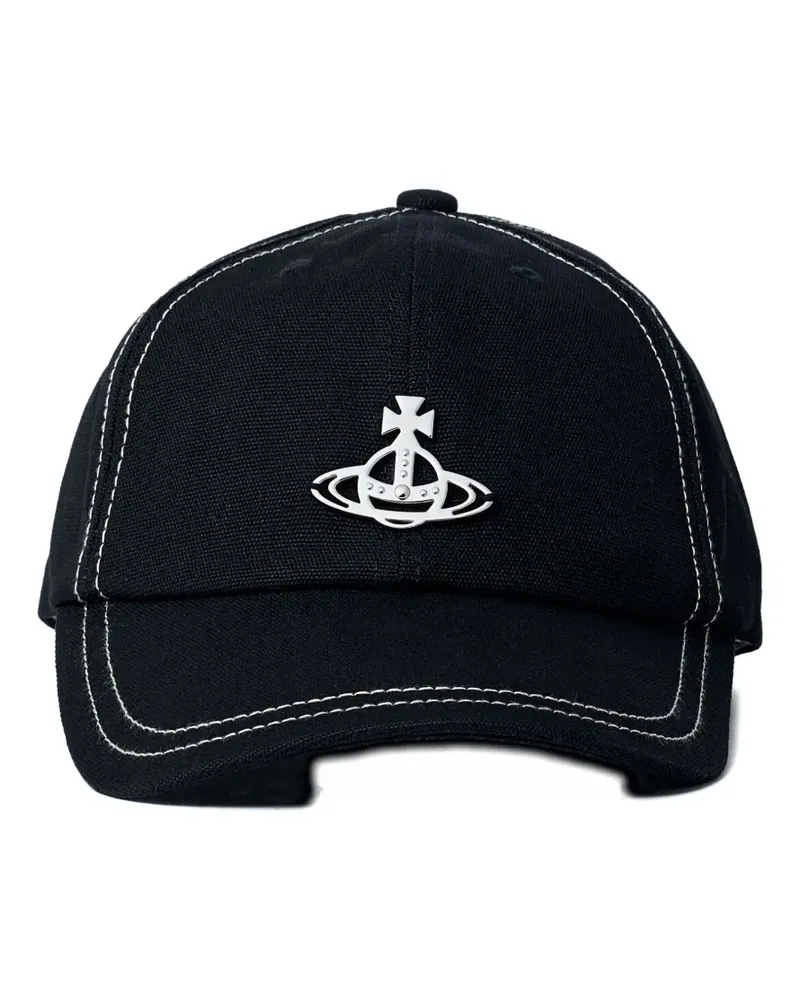 Vivienne Westwood logo cap - Schwarz Schwarz
