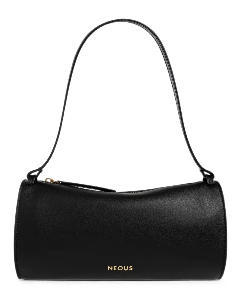 NEOUS Gemini Schultertasche aus Leder - Schwarz Schwarz