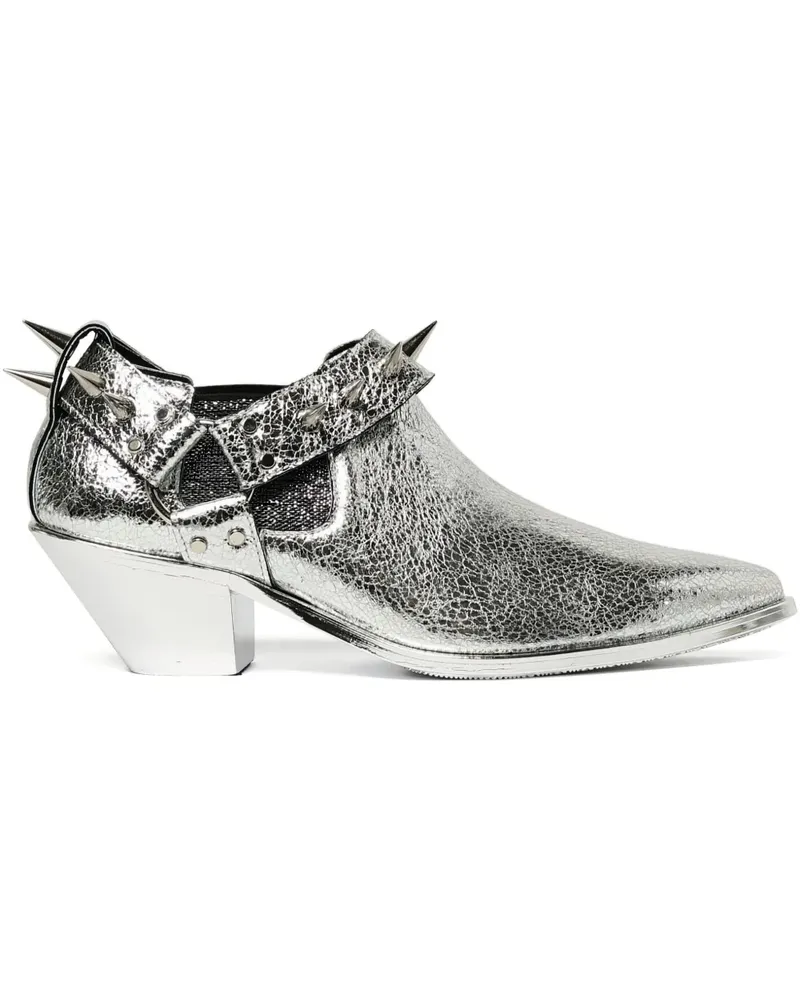 Junya Watanabe Stiefel mit spitzen Nieten - Grau Grau