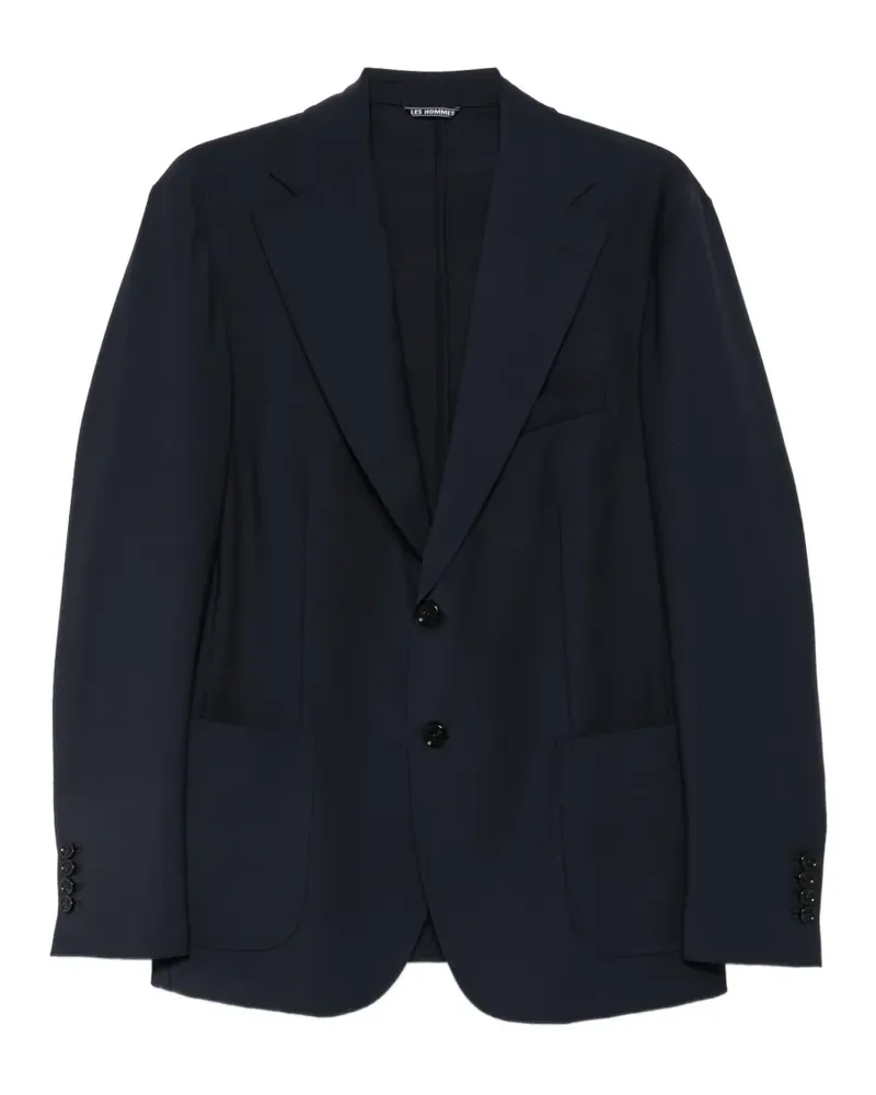 Les Hommes single-breated blazer - Blau Blau