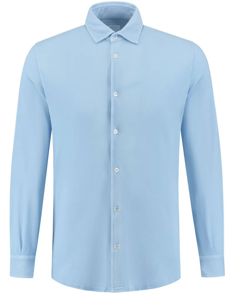Fedeli Langärmeliges Hemd - Blau Blau