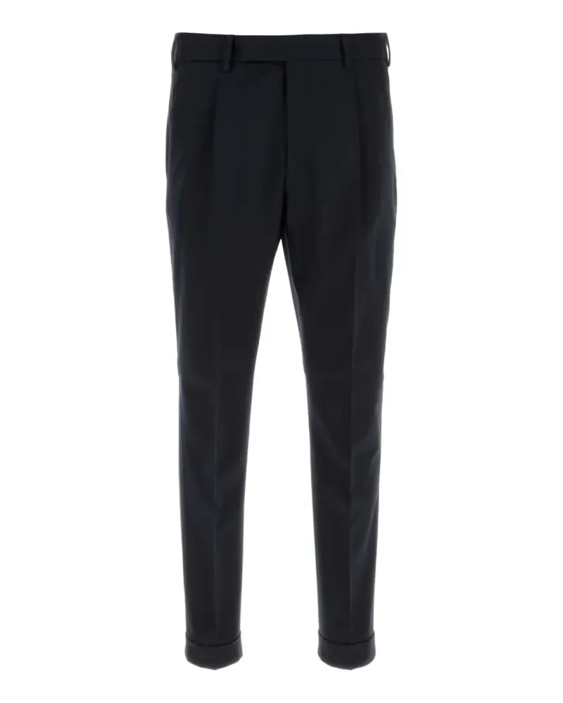 PT TORINO pleated wool trousers - Blau Blau