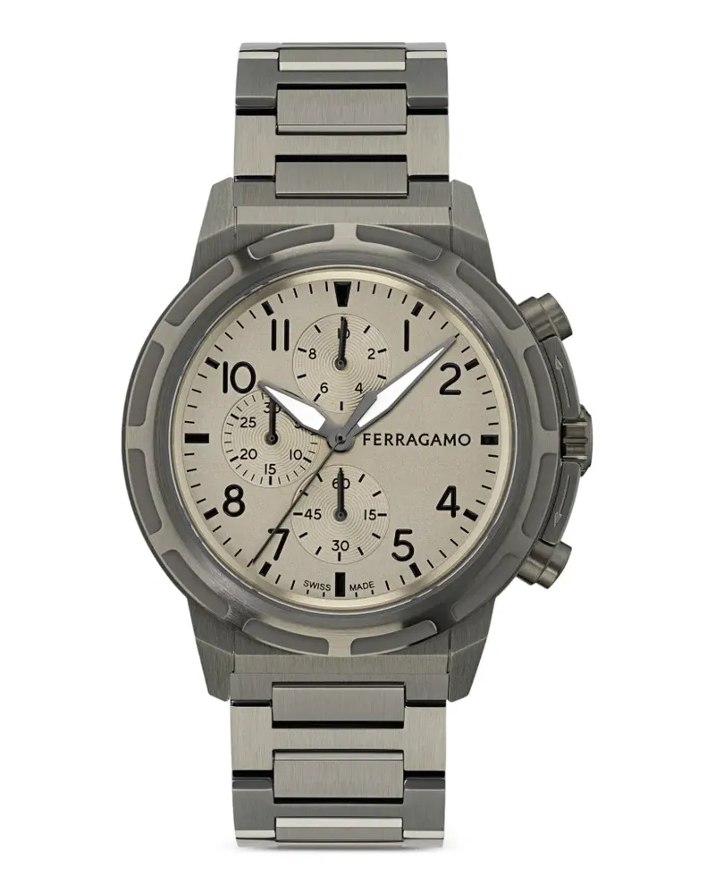 Ferragamo Nima Chrono 41mm watch - Weiß Weiß