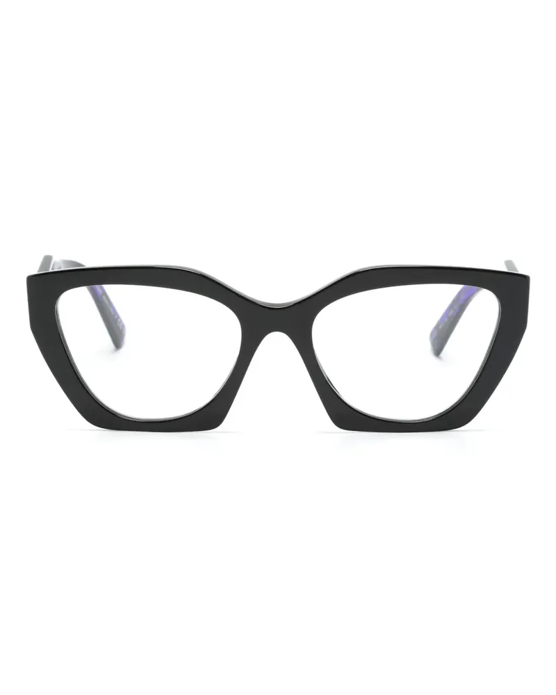 Prada Brille im Butterfly-Design - Schwarz Schwarz