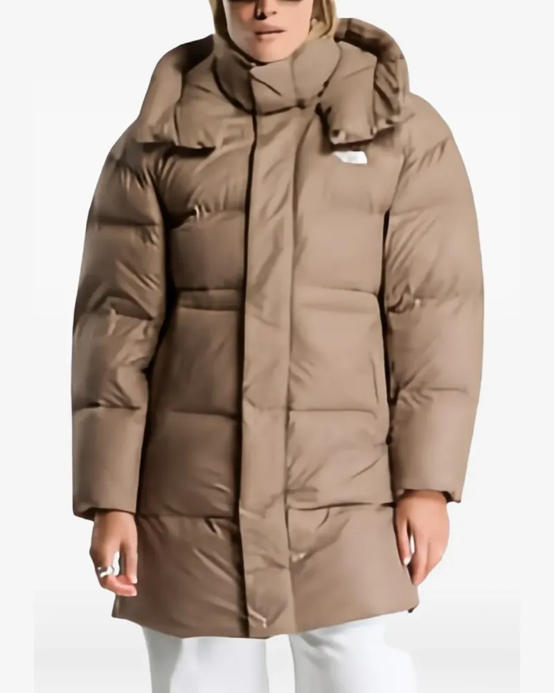 The North Face Gesteppter Oversized-Parka - Braun Braun