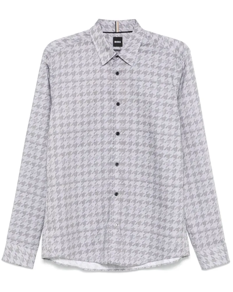 HUGO BOSS Liam Kent Hemd - Grau Grau