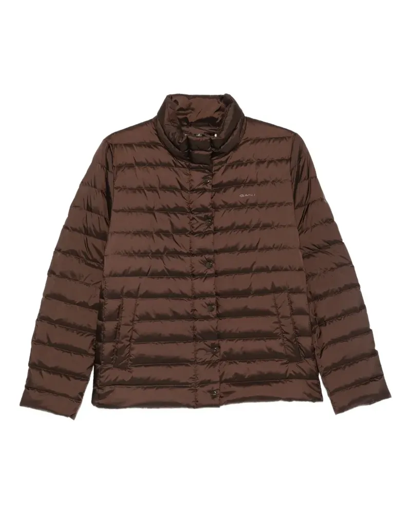 Gant Gefütterte Jacke mit Reißverschluss - Braun Braun