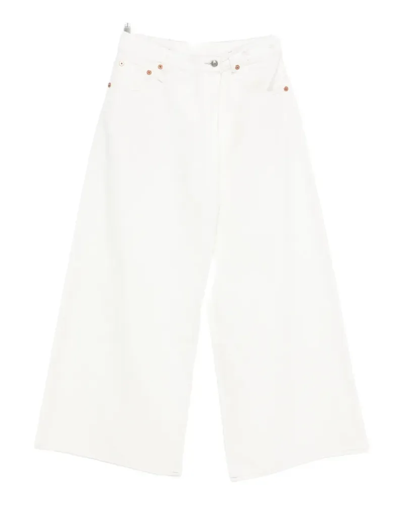 R13 wide-leg jeans - Weiß Weiß