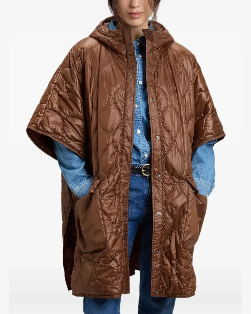 Woolrich Gesteppter Kapuzenmantel - Braun Braun