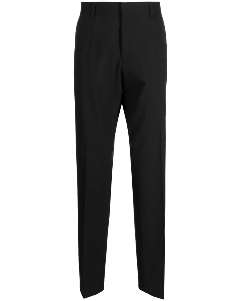 HUGO BOSS Klassische Straight-Leg-Hose - Schwarz Schwarz