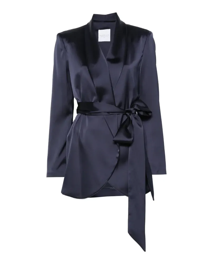 CENERE GB long-sleeve belted jacket - Blau Blau