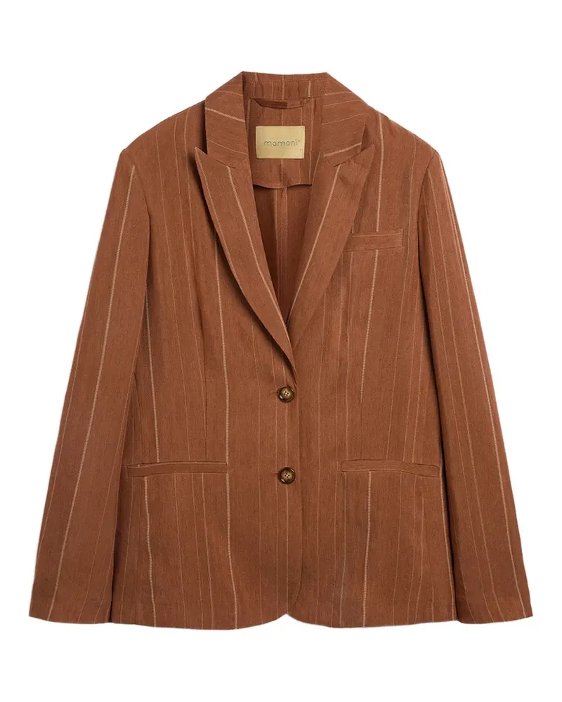 Momoni pinstripe two-button blazer - Braun Braun