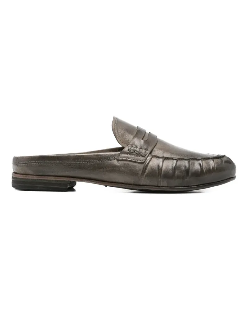 LEQARANT leather penny mules - Braun Braun