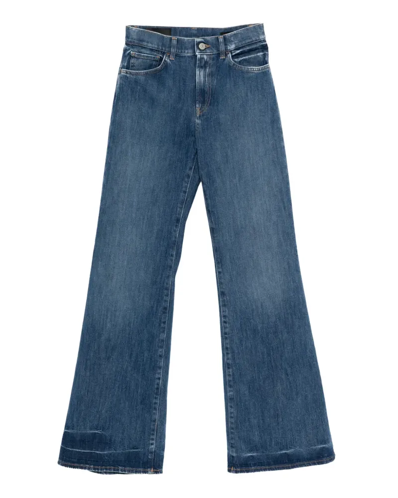 Dondup Amber Wide-Leg-Jeans - Blau Blau