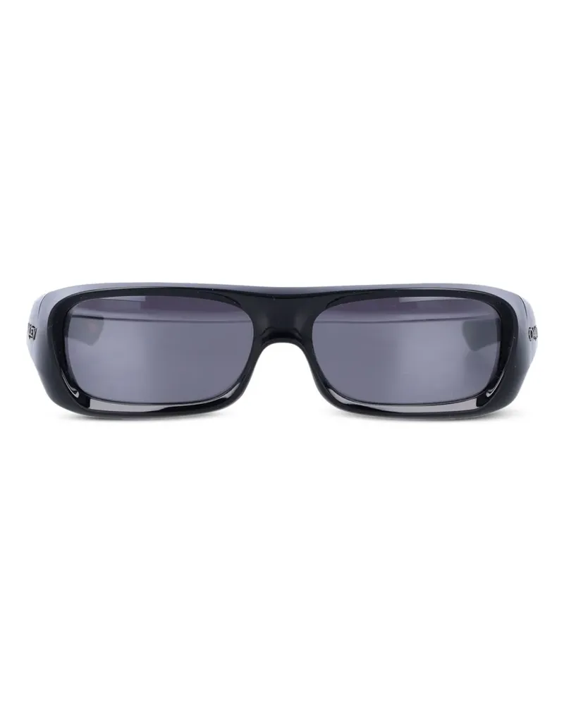 Oakley Eckige Sonnenbrille - Schwarz Schwarz
