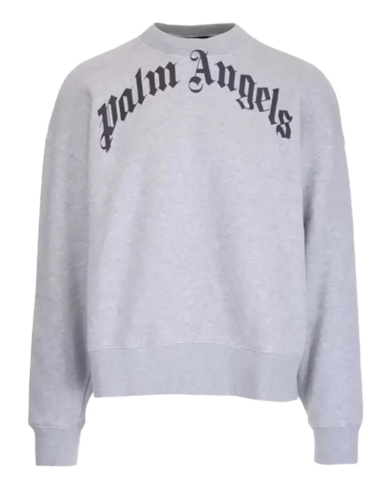 Palm Angels Sweatshirt mit Logo-Print - Grau Grau