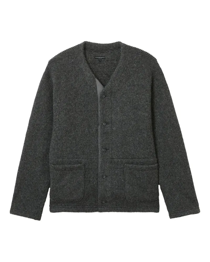 Engineered Garments ribbed cardigan - Grau Grau