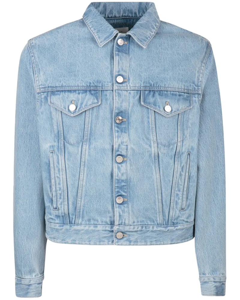 Bally Jeansjacke mit Spreizkragen - Blau Blau