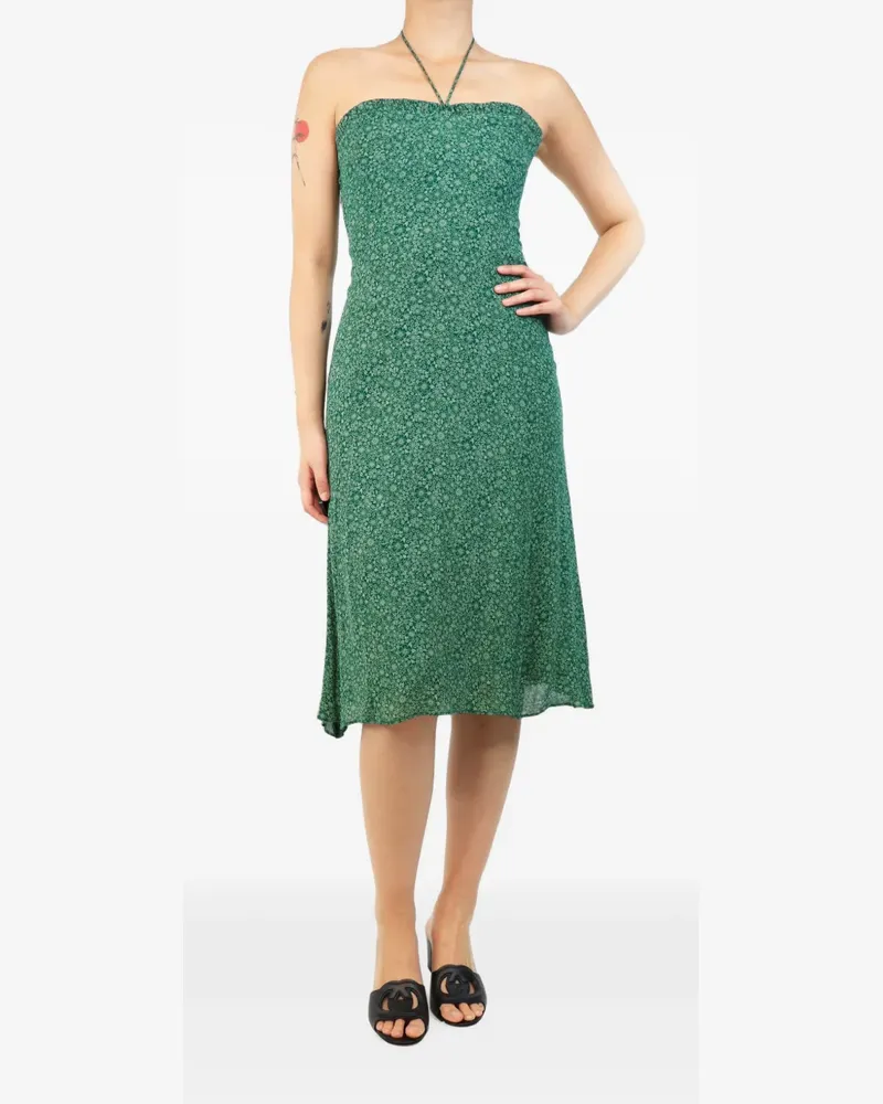 Reformation floral-print midi dress - Grün Grün