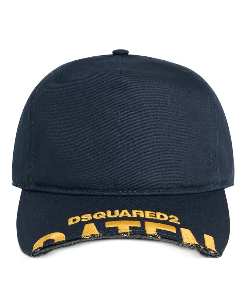Dsquared2 Baseballkappe mit Logo - Blau Blau
