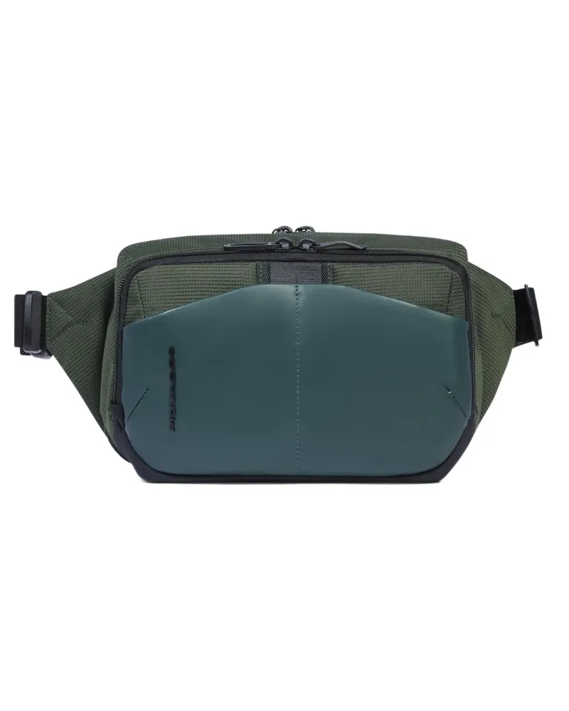 Piquadro Gürteltasche mit Logo-Prägung - Grün Grün