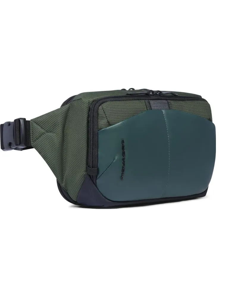 Piquadro logo-embossed belt bag - Grün Grün