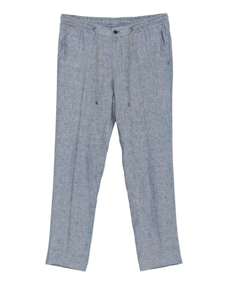 Corneliani drawstring tailored trousers - Blau Blau