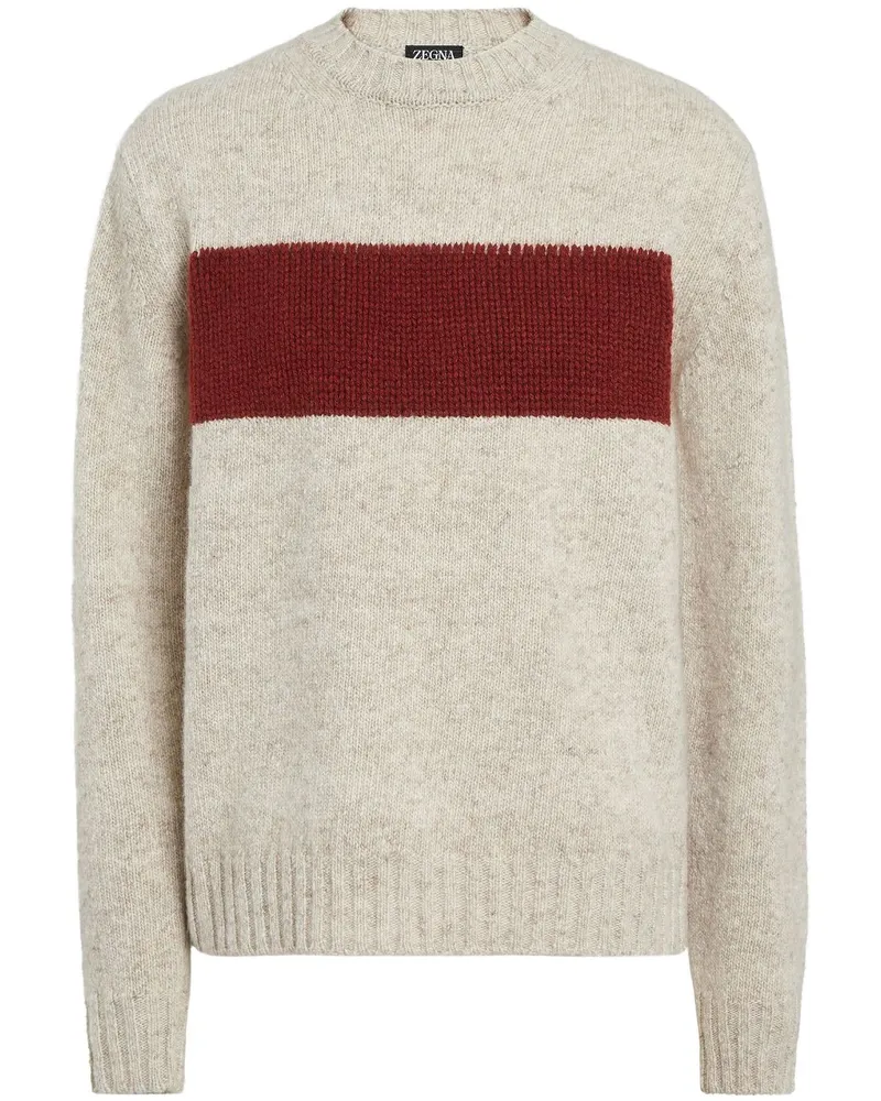 Ermenegildo Zegna Oasi Pullover aus Kaschmir Weiß