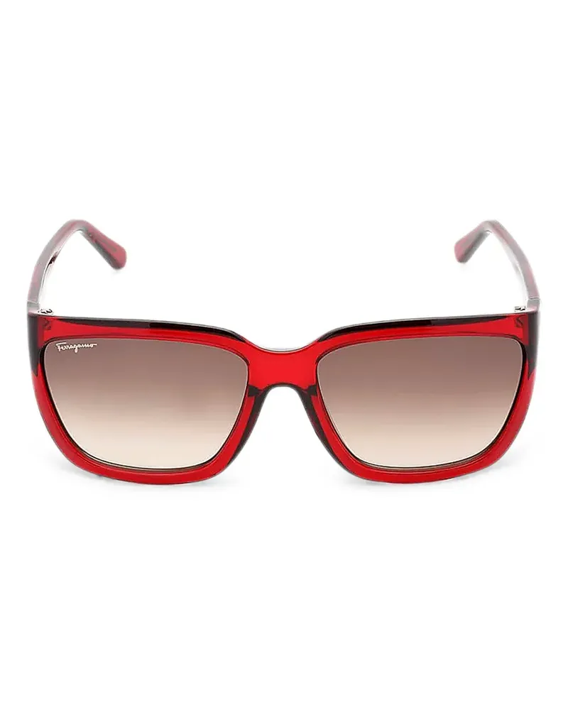 Ferragamo square-frame sunglasses - Rot Rot