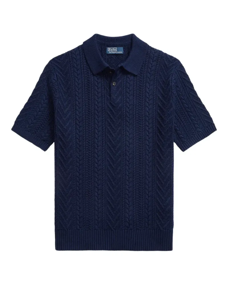 Ralph Lauren Gestricktes Poloshirt - Blau Blau