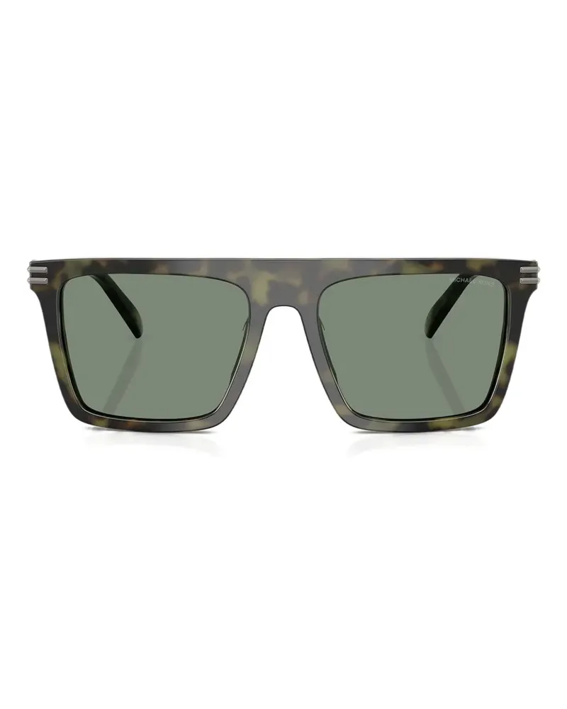 Michael Kors Sonnenbrille mit eckigem Gestell - Grün Grün