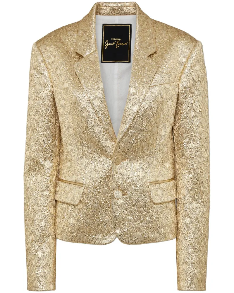 Dsquared2 Good Evening Blazer - Gold Gold