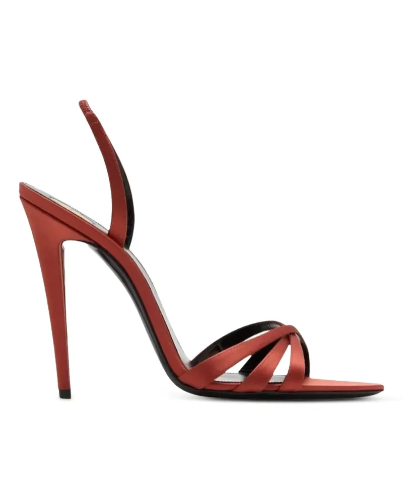 Saint Laurent KATE slingback heeled sandals - Rot Rot