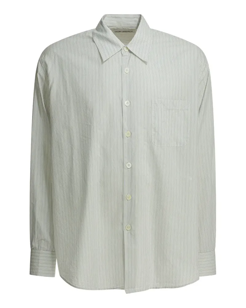 Our Legacy Above white stripped shirt - Nude Nude