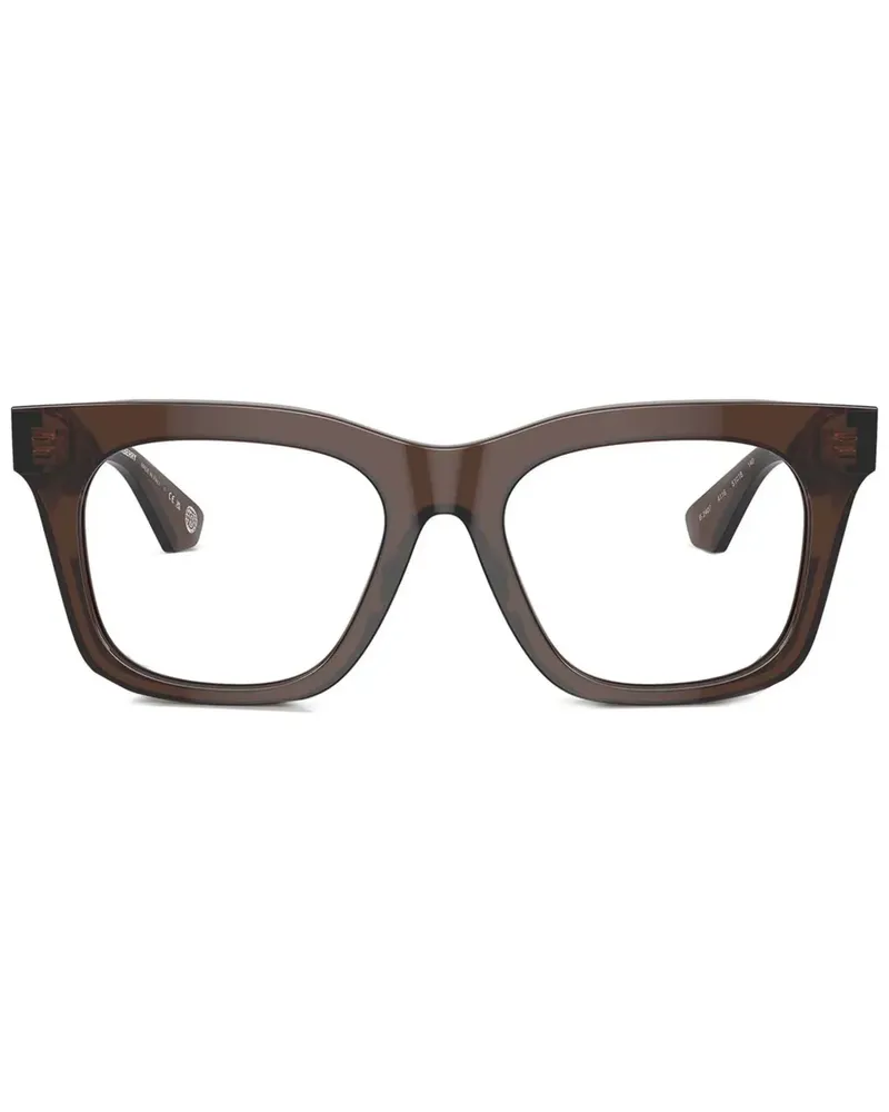Burberry Brille mit eckigem Gestell - Braun Braun