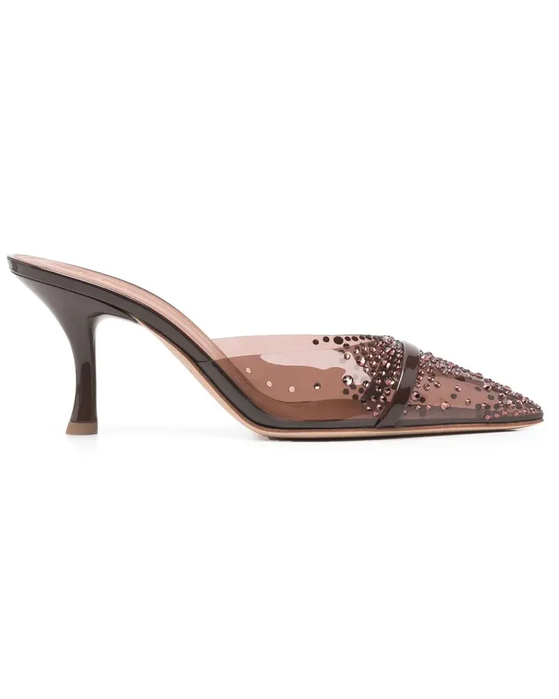 Malone Souliers Mules mit Kristallen - Braun Braun