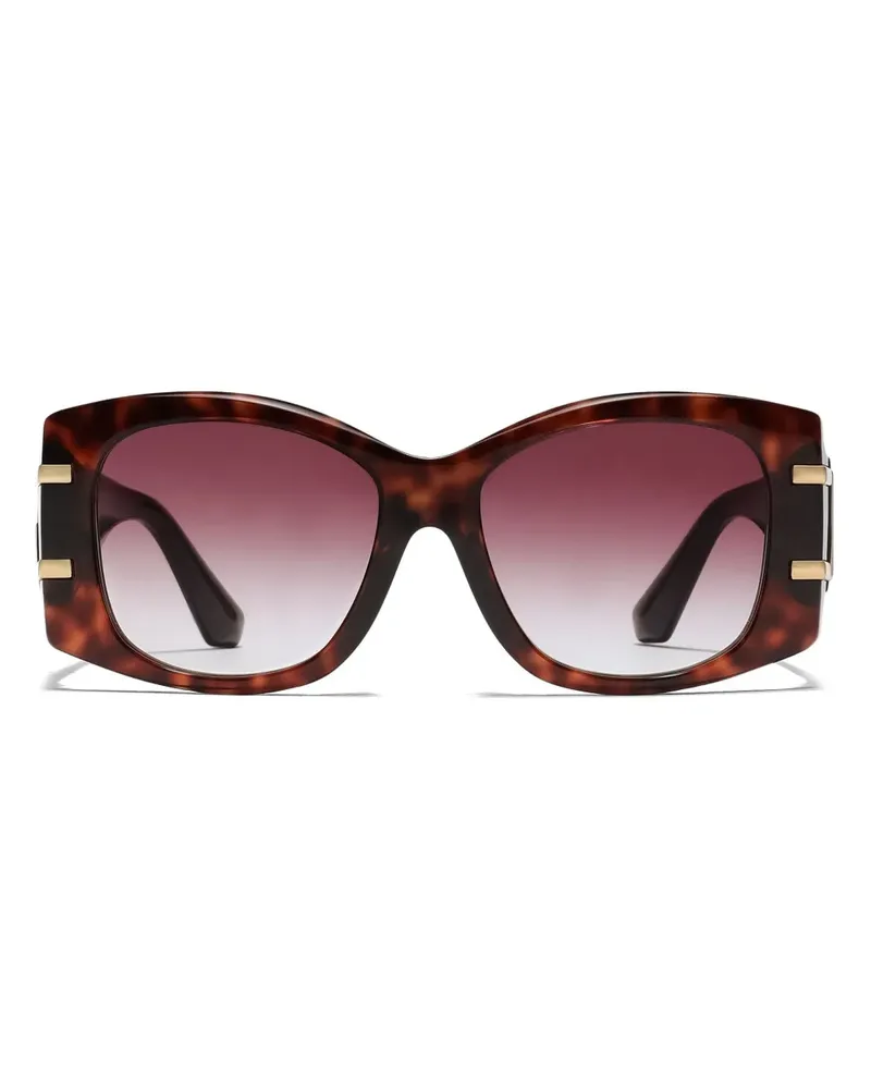 Dolce & Gabbana DG Griffe Sonnenbrille - Rot Rot