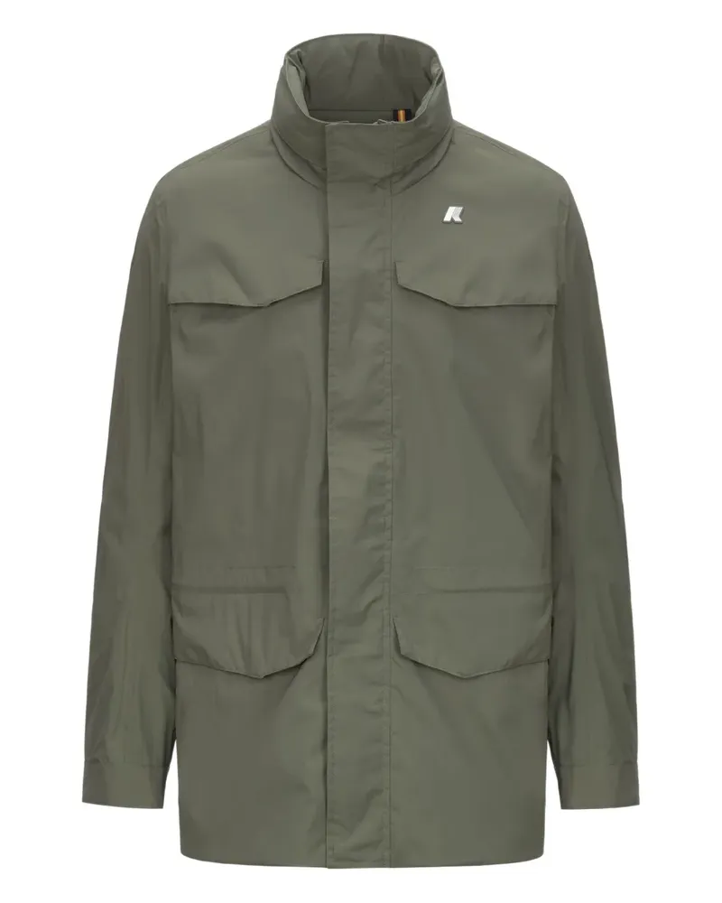 K-Way Manuel Jacke mit Taschen - Grün Grün