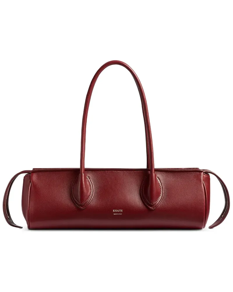 KHAITE Schultertasche mit Logo - Rot Rot