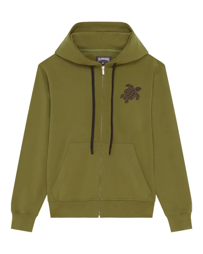 Vilebrequin Big Turtle zip-up hoodie - Grün Grün