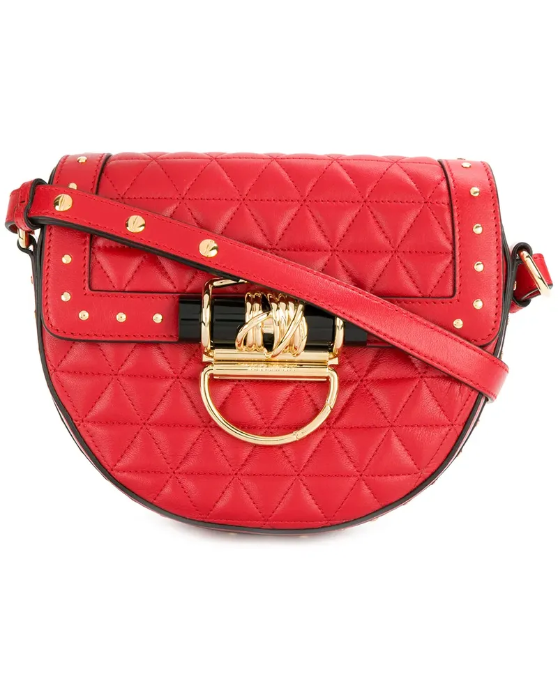 Balmain quilted studded shoulder bag - Rot Rot
