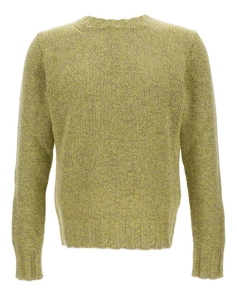 Customer Lovers crew-neck wool sweater - Grün Grün