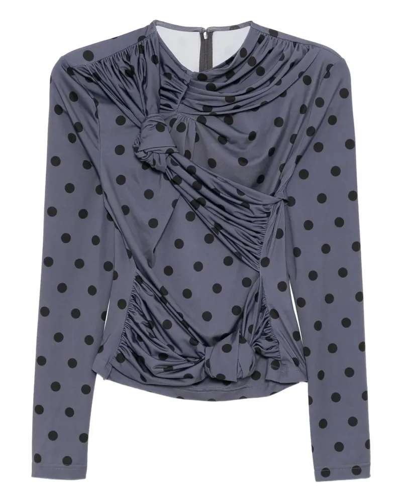 Rokh Oberteil mit Polka Dots - Grau Grau