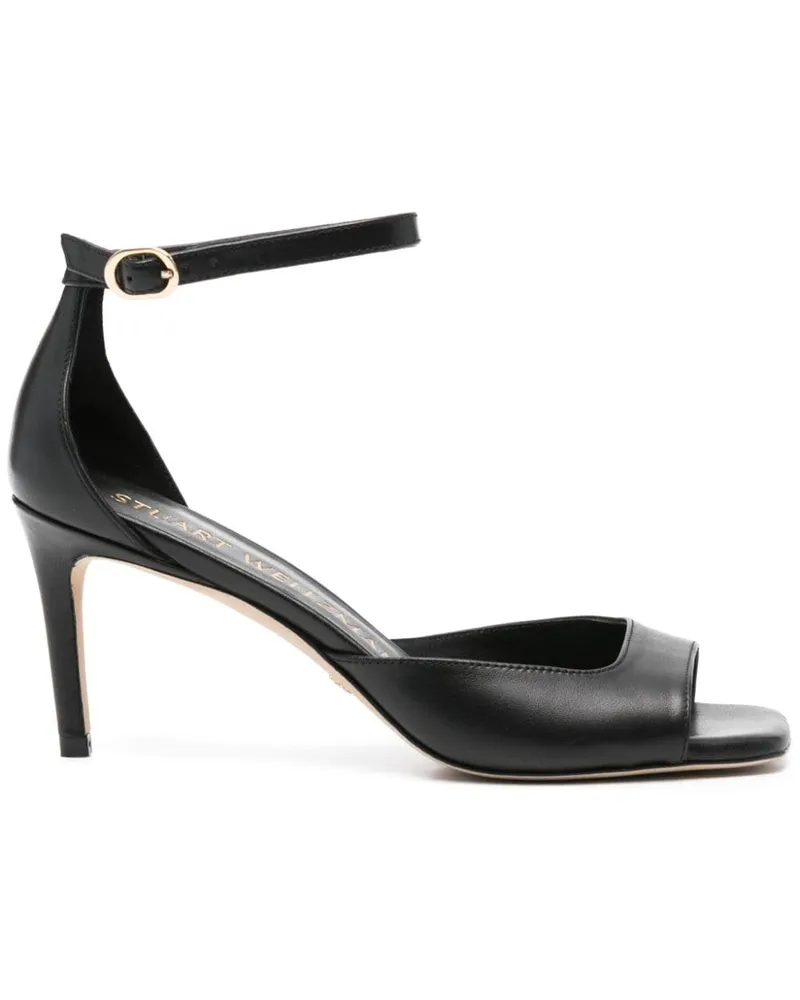 Stuart Weitzman Nudistia Sandalen, 75mm - Schwarz Schwarz