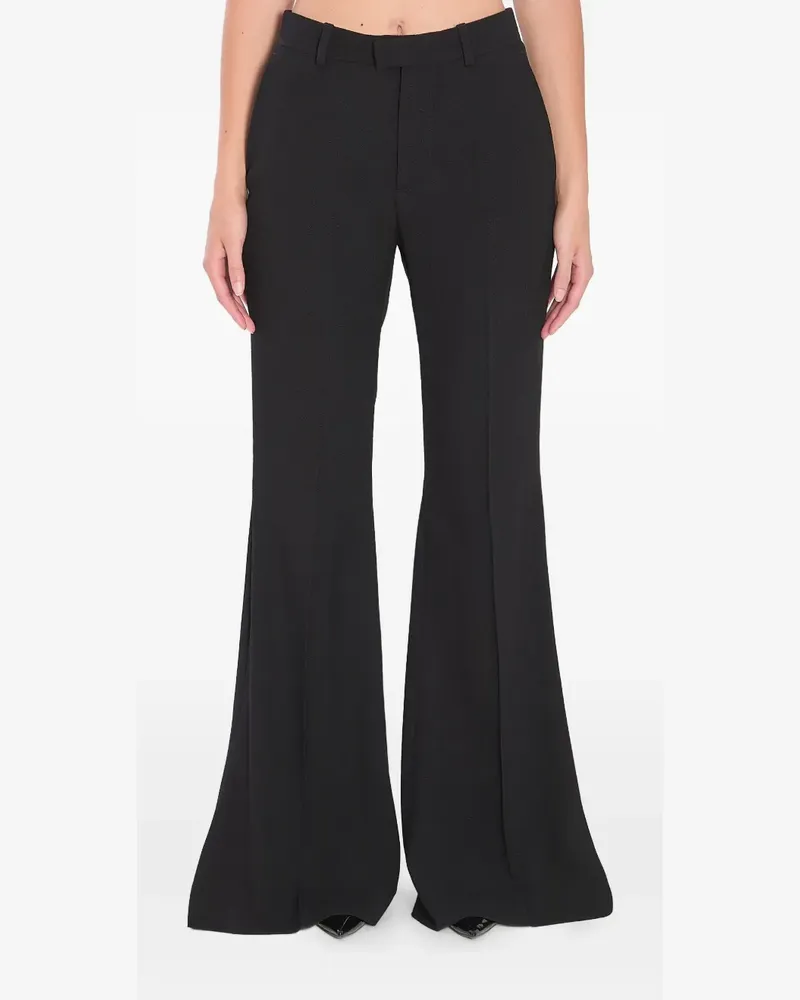 Balenciaga Ausgestellte Hose - Schwarz Schwarz
