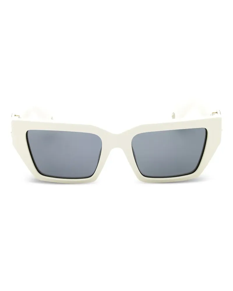 Roberto Cavalli Sonnenbrille mit Logo - Weiß Weiß
